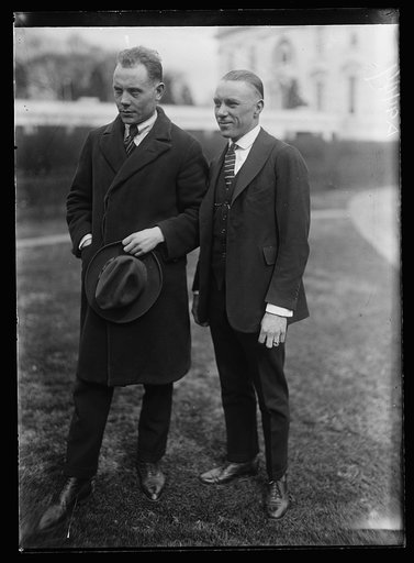 Men at White House, Washington, D.C.