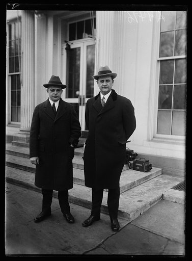 Everett Sanders, right. White House, Washington, D.C.