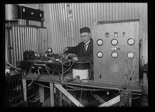 Veteran inventor James Harris Rogers of Hyattsville, Maryland