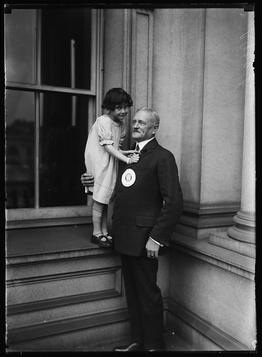 John J. Pershing with child