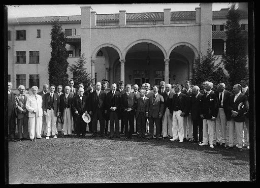 Group; includes William H. Taft and Calvin Coolidge, center