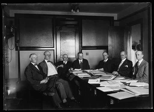 Group, including Herbert Hoover, center