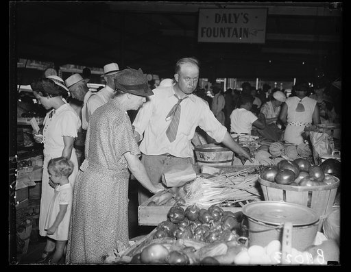 Market scene