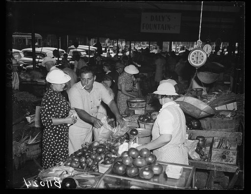 Market scene