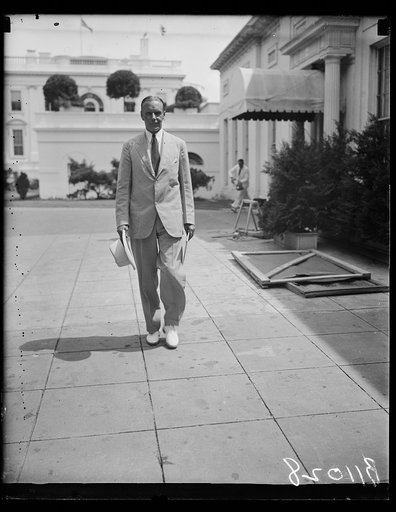 Man at White House, Washington, D.C.