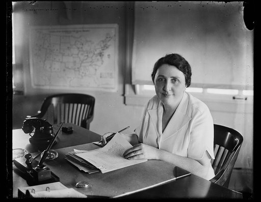 To study social condition abroad. Washington, D.C. Aug. 18. Miss Jane Hoey, Director, Bureau of Public Assistance, and the only woman official of the Social Security Board, is now enroute to Europe where she will make a study of social conditions for the Board