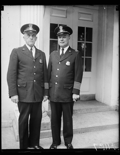 Men at White House, Washington, D.C.