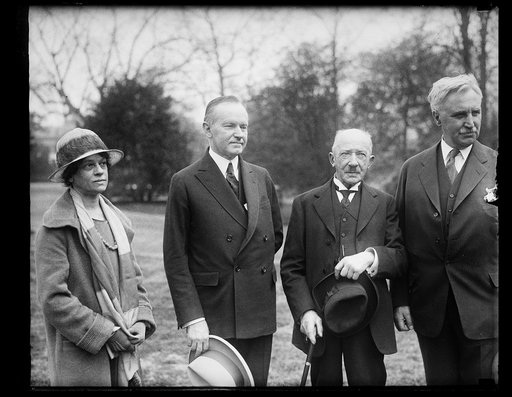 Calvin Coolidge and group