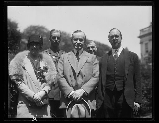 Calvin Coolidge and group