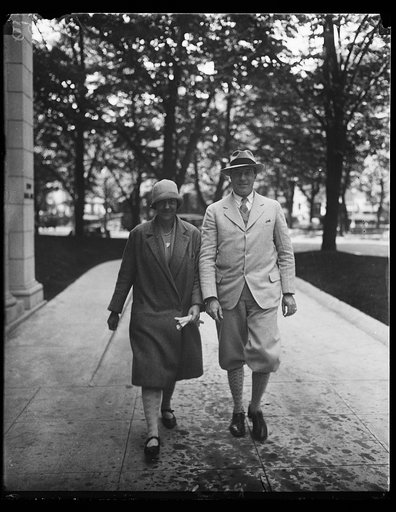 Miss Marguerita Ginn and Lt. Patterson