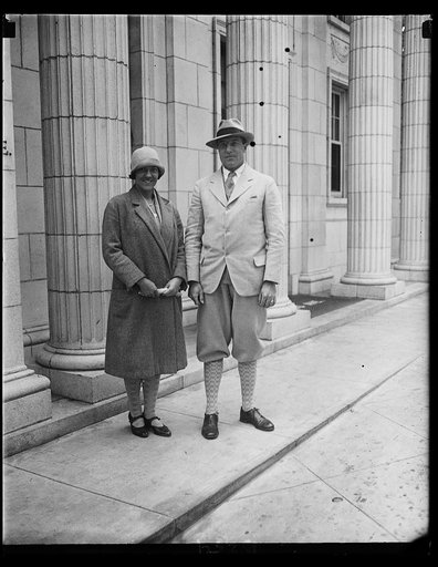 Miss Marguerita Ginn and Lt. Patterson
