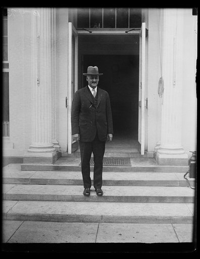 Man at White House, Washington, D.C.