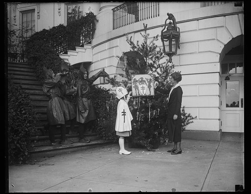 Group, National Association for the Study and Prevention of Tuberculosis with Grace Coolidge at White House, Washington, D.C.