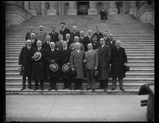 Group on steps of U.S. Capitol, Washington, D.C.