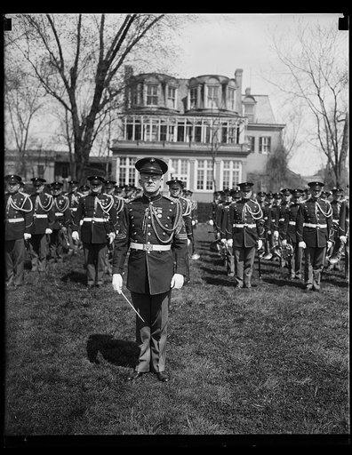 Taylor Branson, new director of the Marine Corps band