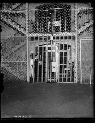 Maybe Harry Sinclair's future temporary home. Harry Sinclair, millionaire oil magnate was to have been sentenced April 11, for contempt of the Senate. Justice Hitz of the District Supreme Court deferred sentence for 30 days. Sinclair is expected to carry cas [...] to the Supreme Court. This picture 