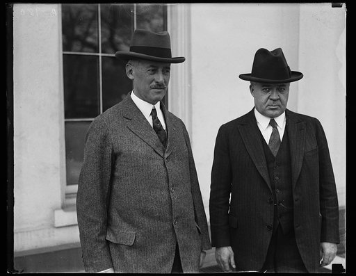 Minister of Switzerland [...] appointed minister to Switzerland, Leland [...]er Assistant Secretary of State, pays a last-minute nt Coolidge before leaving for his post