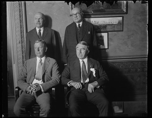 Dwight Davis, front left