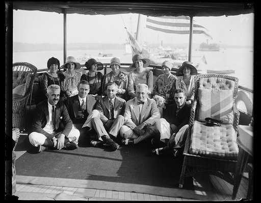 Group on yacht