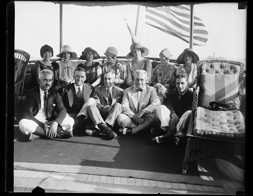 Group on yacht