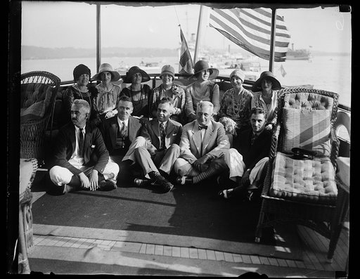 Group on yacht