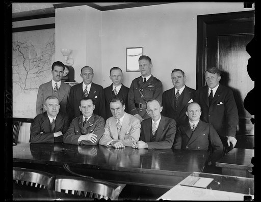 This may help the weather reports. These transoceanic flyers, meeting in Washington with officials of the U.S. Weather Bureau and the Department of Commerce. the Meteorology Committee of the Guggenheim Foundation and representatives of other aeronautical interests, hope to help in improving weather 