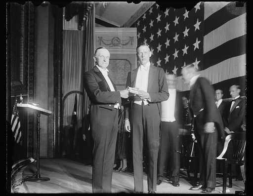 Calvin Coolidge and Charles Lindbergh