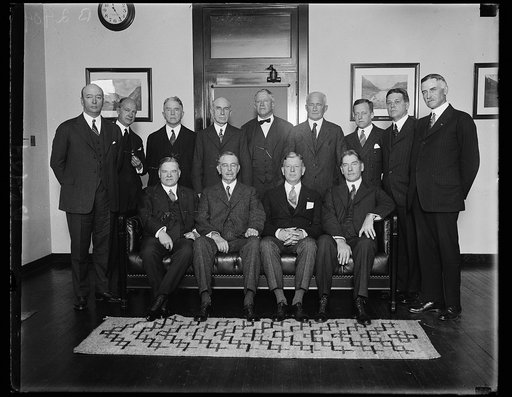 Uncle Sam names a committee of nine to consider legislation for Conservation of Country's Oil Resources. A Committee of None composed of three representatives of the Government, a like number from the petroleum industry and three representatives from the American Bar Association, were named by the F