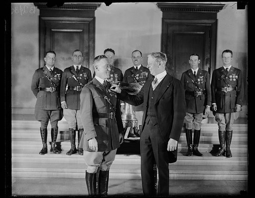 Dwight Davis and military group