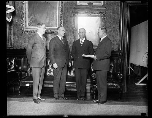 Group, Dwight Davis on left