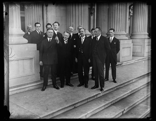 Group; William Borah, third from left. U.S. Capitol, Washington, D.C.