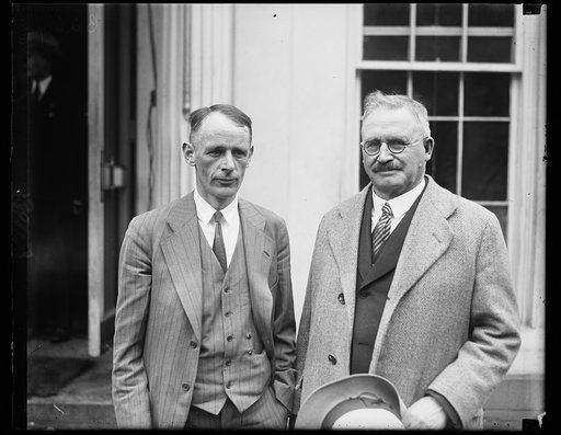 Men at White House, Washington, D.C.