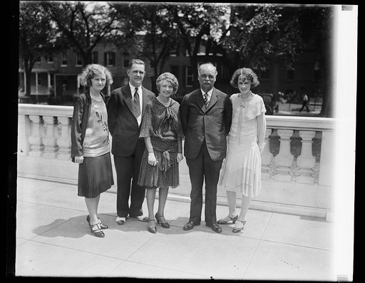 Charles Curtis, second from right