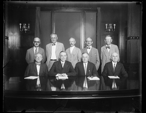Group; Hubert Work, front, 2nd from left
