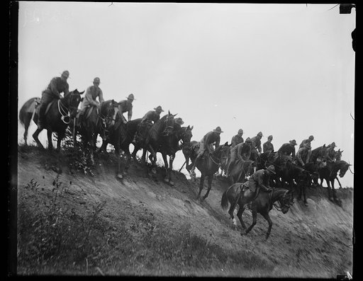 Men on horses