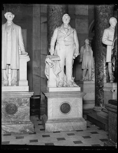 Statues: Zachariah Chandler and Lewis Cass