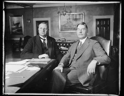Curtis Wilbur, right