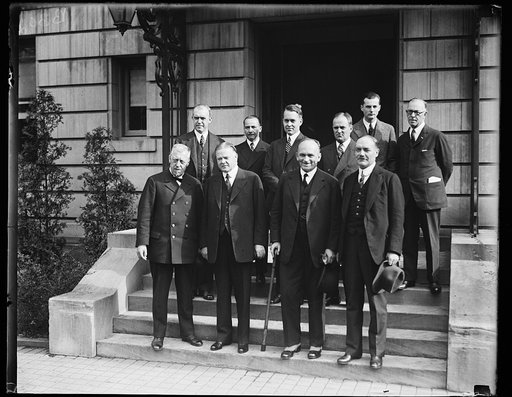 Group; Herbert Hoover third from left