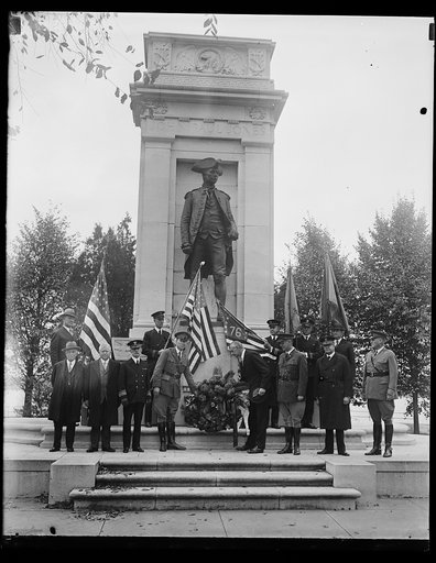 Ceremony at John Paul Jones Memorial, Washington, D.C.