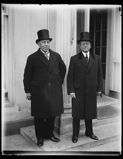 Men at White House, Washington, D.C.