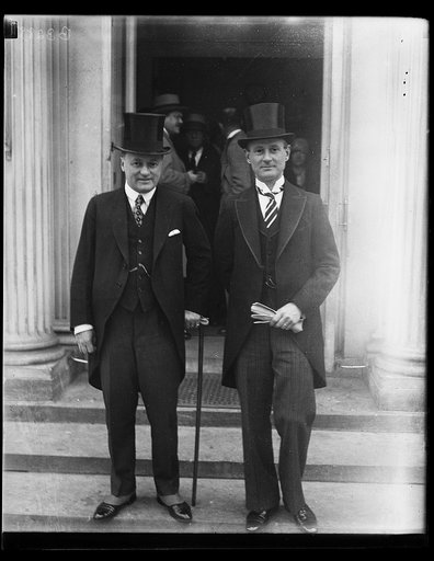 Men at White House, Washington, D.C.