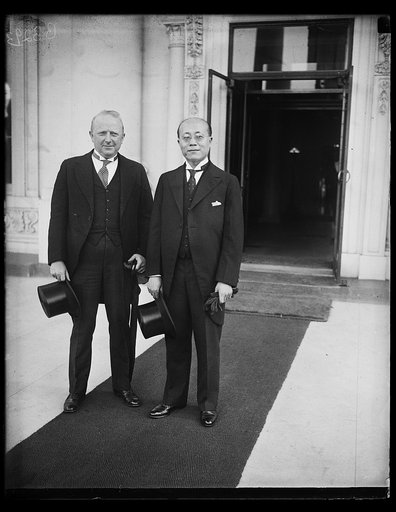 Men at White House, Washington, D.C.