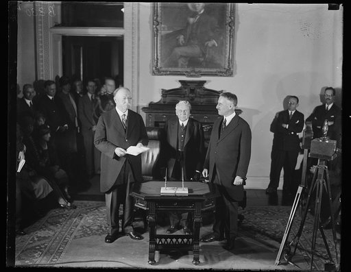 William H. Taft, Frank Kellogg and Henry L. Stimson