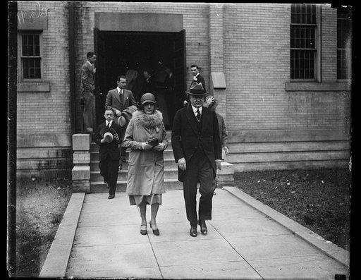 Lou Hoover and Herbert Hoover