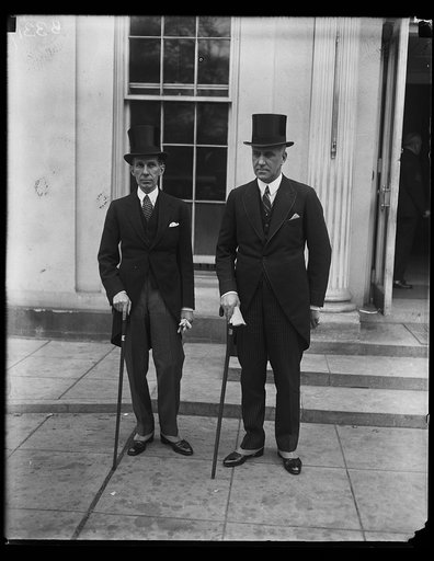 Men at White House, Washington, D.C.