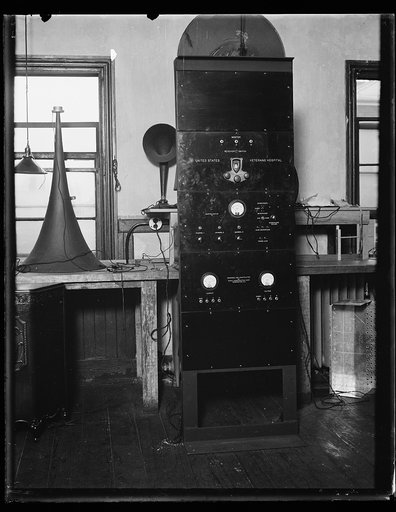 Monitor, Receiver switch, United States Veterans Hospital. Designed and constructed by Radio Construction Corp., Washington, D.C.
