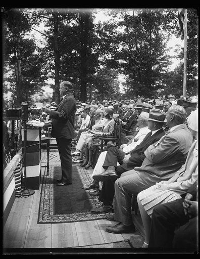 Herbert Hoover speaking