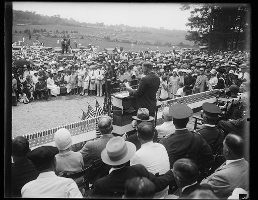 Herbert Hoover speaking