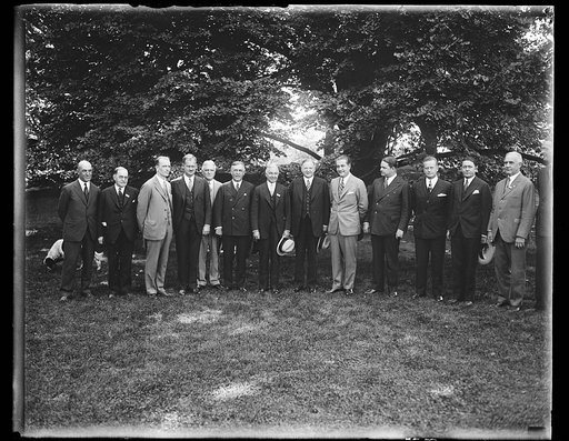 Herbert Hoover and group