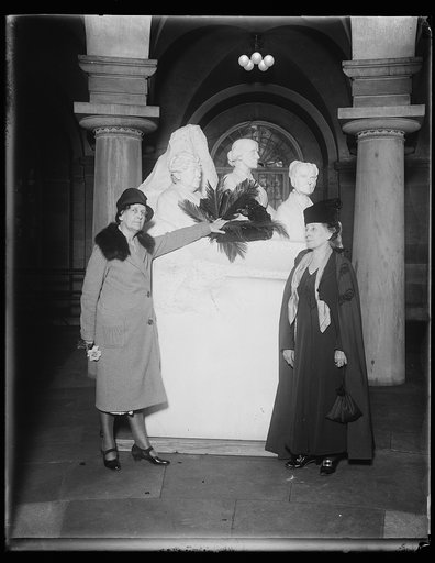 Sculpture: Portrait Monument to Lucretia Mott, Elizabeth Cady Stanton and Susan B. Anthony at U.S. Capitol, Washington, D.C.
